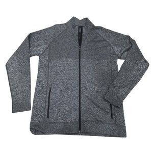 Lululemon Jacket Men's Engineered Warmth Zip-up Size XL Black White Marled